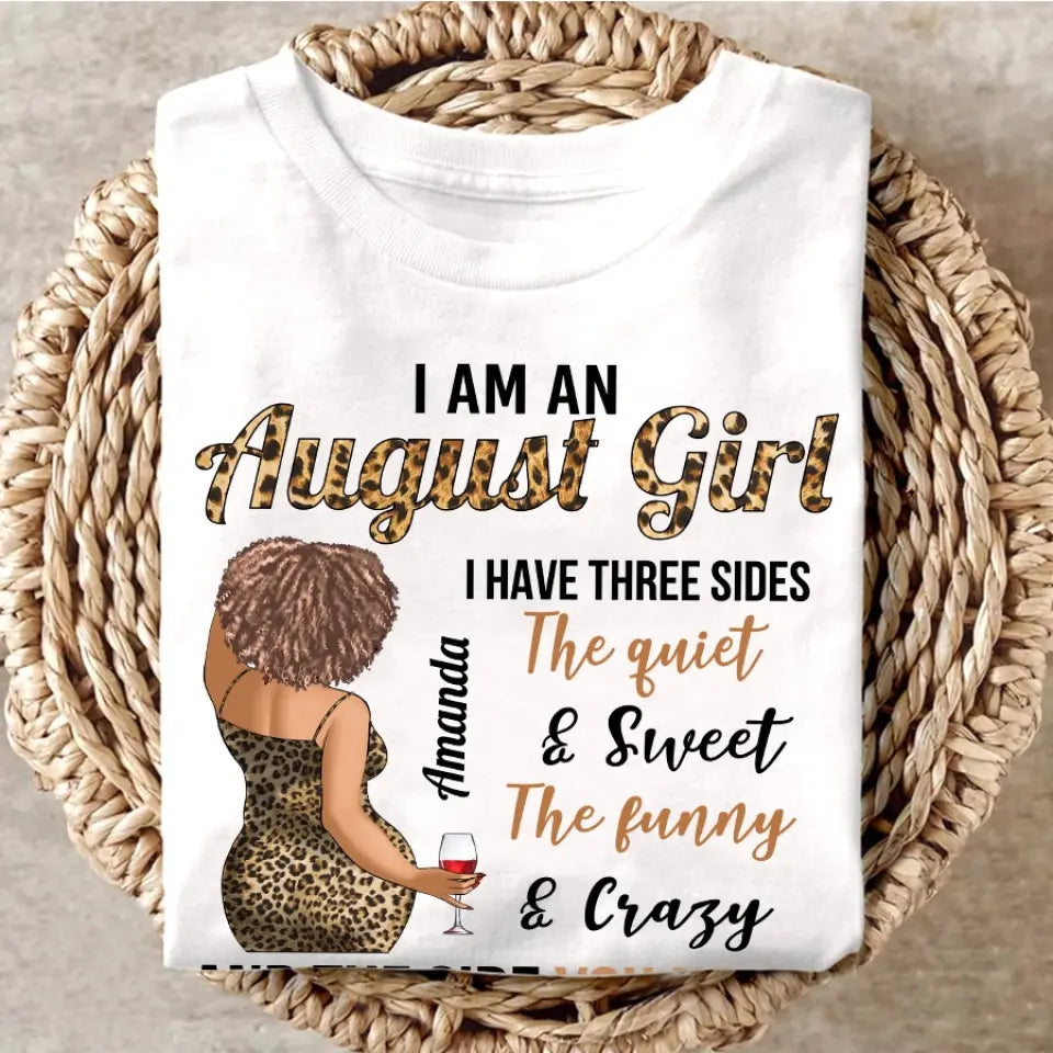 NOVEMBER GIRL With Three Sides Quite, Fun and Crazy T-Shirt