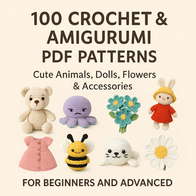 Ultimate Crochet Pattern Collection (100 PDF Files) – All Skill Levels