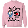 This Queen Makes 50 Look Fabulous, 50th Birthday Unique Gifts For Woman, 50th Birthday Ideas Cotton Shirt