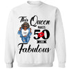 This Queen Makes 50 Look Fabulous, 50th Birthday Unique Gifts For Woman, 50th Birthday Ideas Cotton Shirt