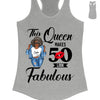 This Queen Makes 50 Look Fabulous, 50th Birthday Unique Gifts For Woman, 50th Birthday Ideas Cotton Shirt