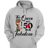 This Queen Makes 50 Look Fabulous Leopard T-Shirt, 50th Birthday Ideas Cotton Shirt