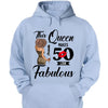 This Queen Makes 50 Look Fabulous Leopard T-Shirt, 50th Birthday Ideas Cotton Shirt