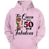 This Queen Makes 50 Look Fabulous Leopard T-Shirt, 50th Birthday Ideas Cotton Shirt