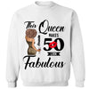 This Queen Makes 50 Look Fabulous Leopard T-Shirt, 50th Birthday Ideas Cotton Shirt