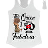 This Queen Makes 50 Look Fabulous Leopard T-Shirt, 50th Birthday Ideas Cotton Shirt