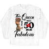 This Queen Makes 50 Look Fabulous Leopard T-Shirt, 50th Birthday Ideas Cotton Shirt