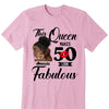 This Queen Makes 50 Look Fabulous, 50th Birthday Gift For Women, Birthday Party Shirts, Birthday Shirts for Women, 50th Birthday Shirt