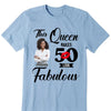 Personalized Photo This Queen Makes 50 Look Fabulous Shirt, Leopard Birthday Queen Shirt, Birthday Gift For Women Girls, Birthday Gift For Mom
