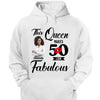 Personalized Photo This Queen Makes 50 Look Fabulous Shirt, Leopard Birthday Queen Shirt, Birthday Gift For Women Girls, Birthday Gift For Mom