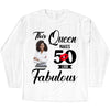 Personalized Photo This Queen Makes 50 Look Fabulous Shirt, Leopard Birthday Queen Shirt, Birthday Gift For Women Girls, Birthday Gift For Mom
