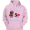 Custom 50th Birthday Shirt For Women, 50 Years Old Birthday Shirt, Personalized Birthday Gift, Stepping Into My 50th Birthday Like A Queen