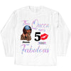 Custom 50th Birthday Shirt For Women, 50 Years Old Birthday Shirt, Personalized Birthday Gift, Stepping Into My 50th Birthday Like A Queen