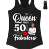 This Queen Makes 50 Look Fabulous 50th Birthday Shirt,50th Birthday Shirt Fifty and Fabulous Shirt 50 Birthday Shirt 50 and Fabulous Birthday Shirts for Women Birthday Crew Shirts Custom Shirt