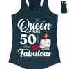 This Queen Makes 50 Look Fabulous 50th Birthday Shirt,50th Birthday Shirt Fifty and Fabulous Shirt 50 Birthday Shirt 50 and Fabulous Birthday Shirts for Women Birthday Crew Shirts Custom Shirt