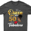 50th Birthday Shirt for Women, 50 and Fabulous Shirt, 50th Birthday Gift, Birthday Party Shirt, Birthday Girl Shirt, Birthday Queen Shirt