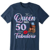 Personalized A Queen Was Born Happy Birthday To Me Women, Birthday T Shirts, Custom Name Custom Date Birthday Shirt, Birthday Gift Shirt