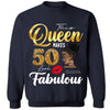 50th Birthday Shirt for Women, 50 and Fabulous Shirt, 50th Birthday Gift, Birthday Party Shirt, Birthday Girl Shirt, Birthday Queen Shirt