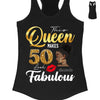 50th Birthday Shirt for Women, 50 and Fabulous Shirt, 50th Birthday Gift, Birthday Party Shirt, Birthday Girl Shirt, Birthday Queen Shirt