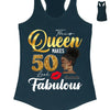 50th Birthday Shirt for Women, 50 and Fabulous Shirt, 50th Birthday Gift, Birthday Party Shirt, Birthday Girl Shirt, Birthday Queen Shirt