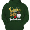 Custom 50th Birthday Shirt For Women, 50 Years Old Birthday Shirt, Personalized Birthday Gift, Stepping Into My 50th Birthday Like A Queen
