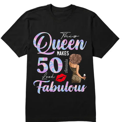 50 & Fabulous Birthday Shirt,Hello 50 Shirt,Birthday Shirt,50th Birthday Shirt,Birthday Queen Shirt, Birthday Squad Shirt,50 Years Old Shirt