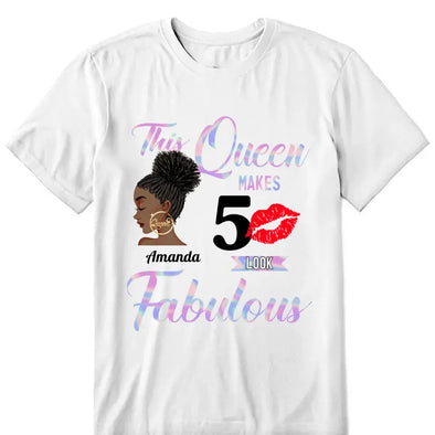 This Queen Makes 50 Look Fabulous, 50th Birthday Gift For Women, Birthday Party Shirts, Birthday Shirts for Women, 50th Birthday Shirt
