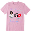 Custom Photo 50th Birthday Shirt For Women, 50 Years Old Birthday Shirt, Personalized Birthday Gift, Stepping Into 50th With God's Grace And Mercy