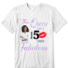 Custom Photo 50th Birthday Shirt For Women, 50 Years Old Birthday Shirt, Personalized Birthday Gift, Stepping Into 50th With God's Grace And Mercy