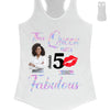 Custom Photo 50th Birthday Shirt For Women, 50 Years Old Birthday Shirt, Personalized Birthday Gift, Stepping Into 50th With God's Grace And Mercy