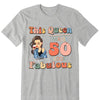 This Queen makes 50 look Fabulous 50th Birthday T-Shirt, 50 & Fabulous Birthday Shirt,Hello 50 Shirt,50th Birthday Shirt,Birthday Queen Shirt