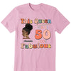 This Queen makes 50 look Fabulous 50th Birthday T-Shirt, 50 & Fabulous Birthday Shirt,Hello 50 Shirt,50th Birthday Shirt,Birthday Queen Shirt