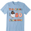 This Queen makes 50 look Fabulous 50th Birthday T-Shirt, 50 & Fabulous Birthday Shirt,Hello 50 Shirt,50th Birthday Shirt,Birthday Queen Shirt