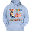 This Queen makes 50 look Fabulous 50th Birthday T-Shirt, 50 & Fabulous Birthday Shirt,Hello 50 Shirt,50th Birthday Shirt,Birthday Queen Shirt