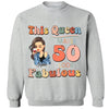 This Queen makes 50 look Fabulous 50th Birthday T-Shirt, 50 & Fabulous Birthday Shirt,Hello 50 Shirt,50th Birthday Shirt,Birthday Queen Shirt