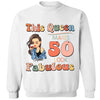 This Queen makes 50 look Fabulous 50th Birthday T-Shirt, 50 & Fabulous Birthday Shirt,Hello 50 Shirt,50th Birthday Shirt,Birthday Queen Shirt