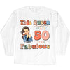 This Queen makes 50 look Fabulous 50th Birthday T-Shirt, 50 & Fabulous Birthday Shirt,Hello 50 Shirt,50th Birthday Shirt,Birthday Queen Shirt