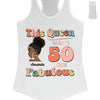 This Queen makes 50 look Fabulous 50th Birthday T-Shirt, 50 & Fabulous Birthday Shirt,Hello 50 Shirt,50th Birthday Shirt,Birthday Queen Shirt
