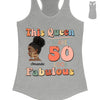 This Queen makes 50 look Fabulous 50th Birthday T-Shirt, 50 & Fabulous Birthday Shirt,Hello 50 Shirt,50th Birthday Shirt,Birthday Queen Shirt