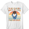 Personalized Vintage This Queen makes 50 look Fabulous 50th Birthday Lepard T-Shirt