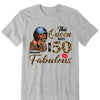 This Queen makes 50 look Fabulous 50th Birthday T-Shirt, Personalized A Queen Was Born Birthday Women, Birthday T Shirts, Custom Name Custom Date Birthday Shirt