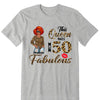 This Queen makes 50 look Fabulous 50th Birthday T-Shirt, Personalized A Queen Was Born Birthday Women, Birthday T Shirts, Custom Name Custom Date Birthday Shirt