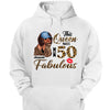 This Queen makes 50 look Fabulous 50th Birthday T-Shirt, Personalized A Queen Was Born Birthday Women, Birthday T Shirts, Custom Name Custom Date Birthday Shirt