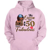 This Queen makes 50 look Fabulous 50th Birthday T-Shirt, Personalized A Queen Was Born Birthday Women, Birthday T Shirts, Custom Name Custom Date Birthday Shirt