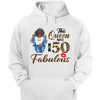 This Queen makes 50 look Fabulous 50th Birthday T-Shirt, Personalized A Queen Was Born Birthday Women, Birthday T Shirts, Custom Name Custom Date Birthday Shirt