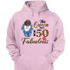 This Queen makes 50 look Fabulous 50th Birthday T-Shirt, Personalized A Queen Was Born Birthday Women, Birthday T Shirts, Custom Name Custom Date Birthday Shirt