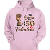 This Queen makes 50 look Fabulous 50th Birthday T-Shirt, Personalized A Queen Was Born Birthday Women, Birthday T Shirts, Custom Name Custom Date Birthday Shirt
