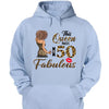 This Queen makes 50 look Fabulous 50th Birthday T-Shirt, Personalized A Queen Was Born Birthday Women, Birthday T Shirts, Custom Name Custom Date Birthday Shirt