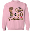 This Queen makes 50 look Fabulous 50th Birthday T-Shirt, Personalized A Queen Was Born Birthday Women, Birthday T Shirts, Custom Name Custom Date Birthday Shirt