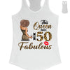 This Queen makes 50 look Fabulous 50th Birthday T-Shirt, Personalized A Queen Was Born Birthday Women, Birthday T Shirts, Custom Name Custom Date Birthday Shirt